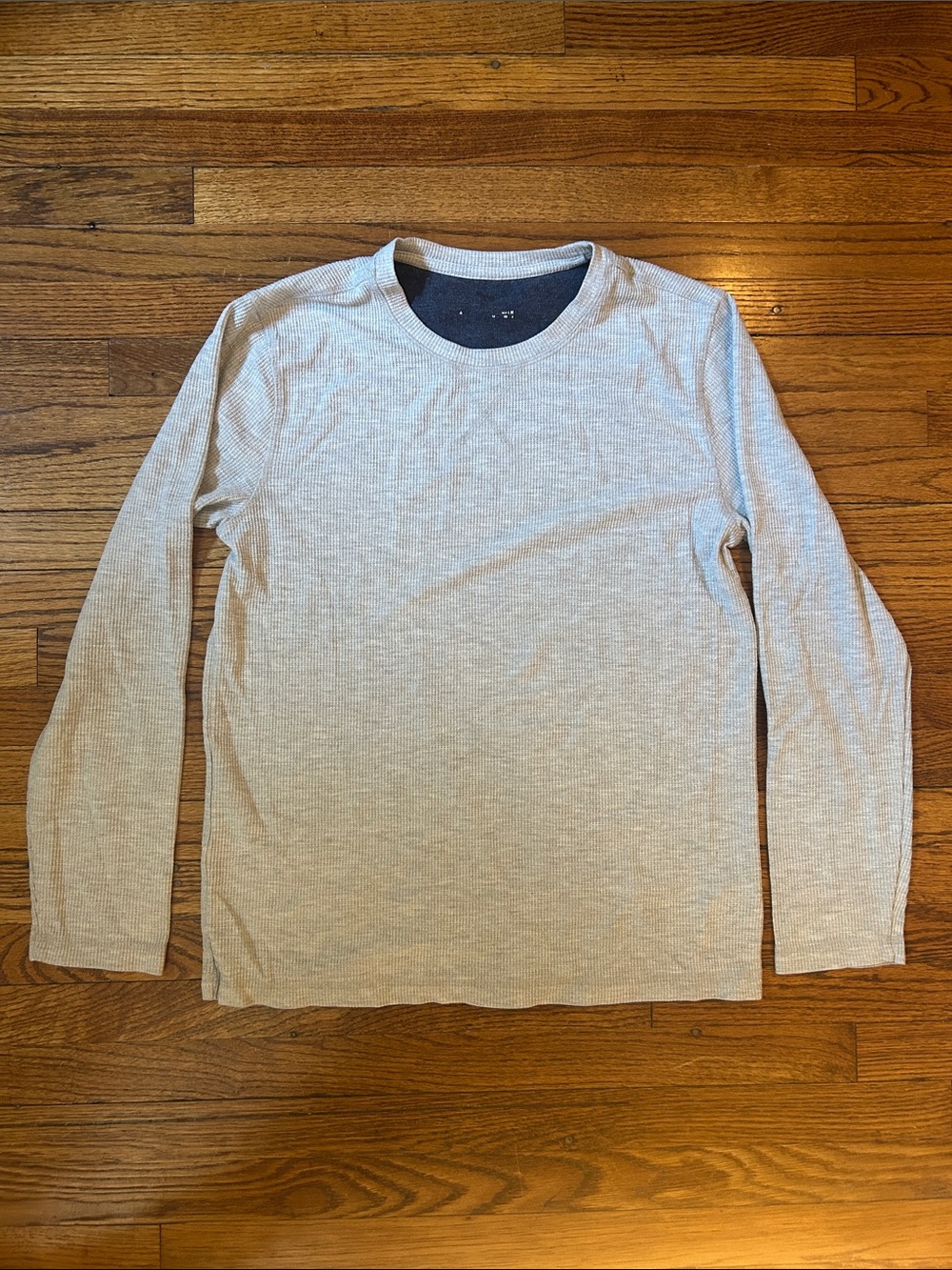 Eddie Bauer Men's Long-Sleeve Thermal Crew Shirt - Light Gray - Medium